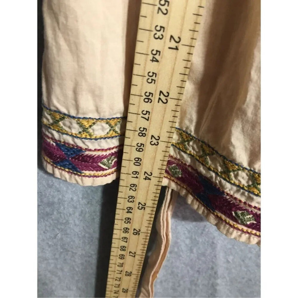 Womens Flying Tomato Dress Embroidery Boho Beachy Cotton Summer Cottage core - Picture 3 of 6